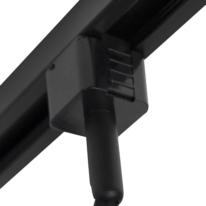 Okos sínrendszer fekete 1 fázisú 5 lámpás, Wifi-vel, GU10 - Jeany