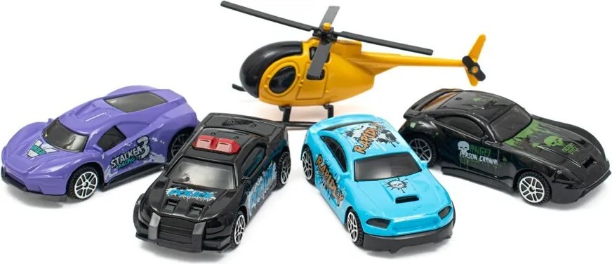 Baby Mix Gyerek garázs helikopterrel, 60 x 33 x 29 cm