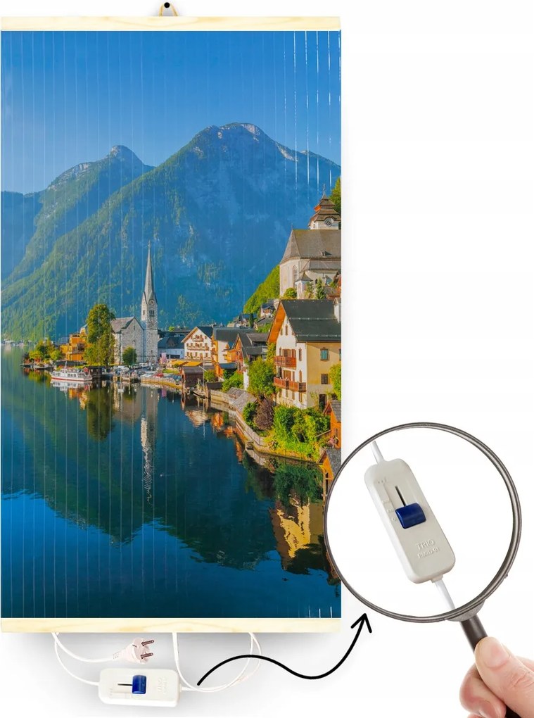 Hőmérsékletszabályozóval Ellátott radiátor minta: Falu