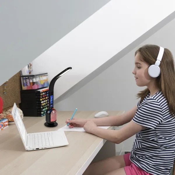 Rabalux 74230 - LED RGB Dimmelhető asztali lámpa FIGEN LED/5W/230V fekete