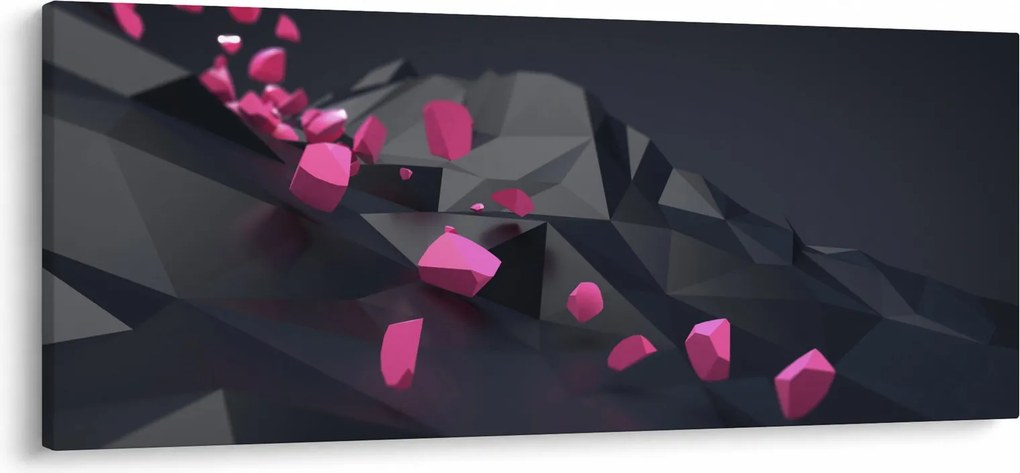 A 3D absztrakció képe (120x50 cm)