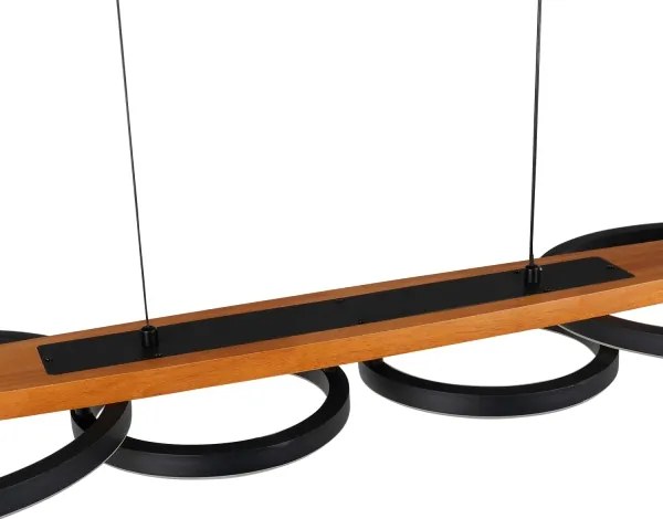 BRILAGI - PLANK kábelen függesztett LED csillár LED/35W/230V 4000K 30x100 cm fa