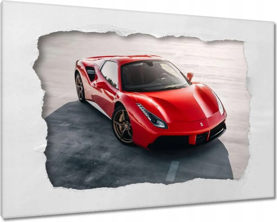 Vászonkép 120x80 Piros Ferrari lövedék