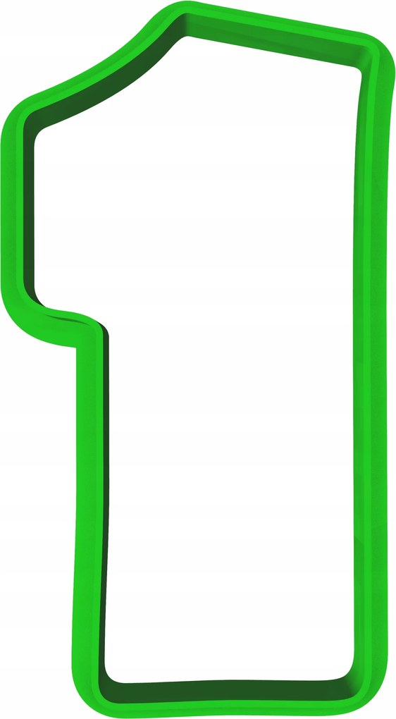 Forma Lyukasztó Sütemény- és Mézeskalácsvágó Születésnapra Szám 1 8cm