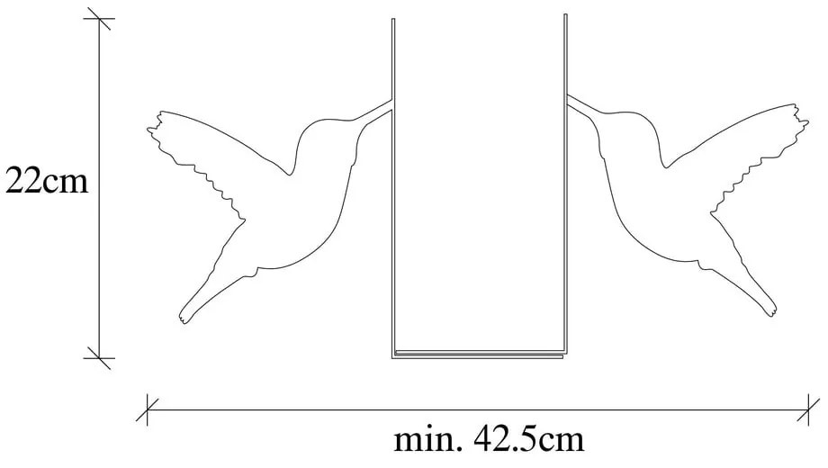 Könyvtámasz Birds – Mioli Decor