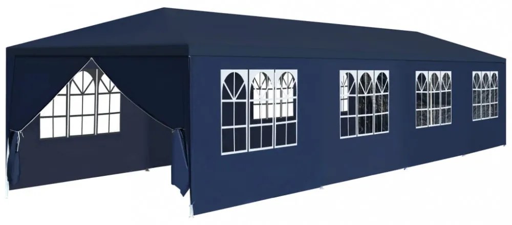 kék kerti pavilon 3 x 12 m