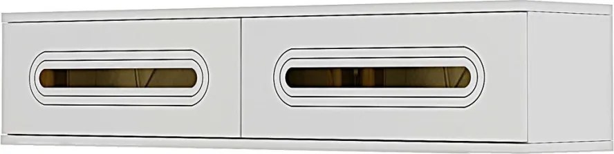 Rany komód, fehér-arany, 120 cm – TR555CHM1628
