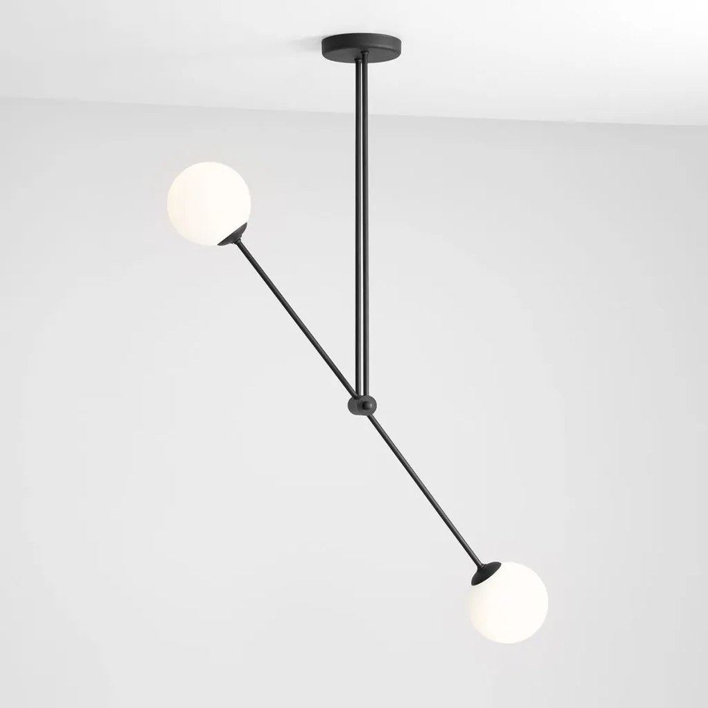 ALDEX 1081PL_H1 OHIO Glamour Mennyezeti Lámpa Fekete E14 IP20
