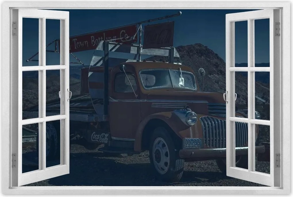 Poszterek 60x40 Amerikai teherautó