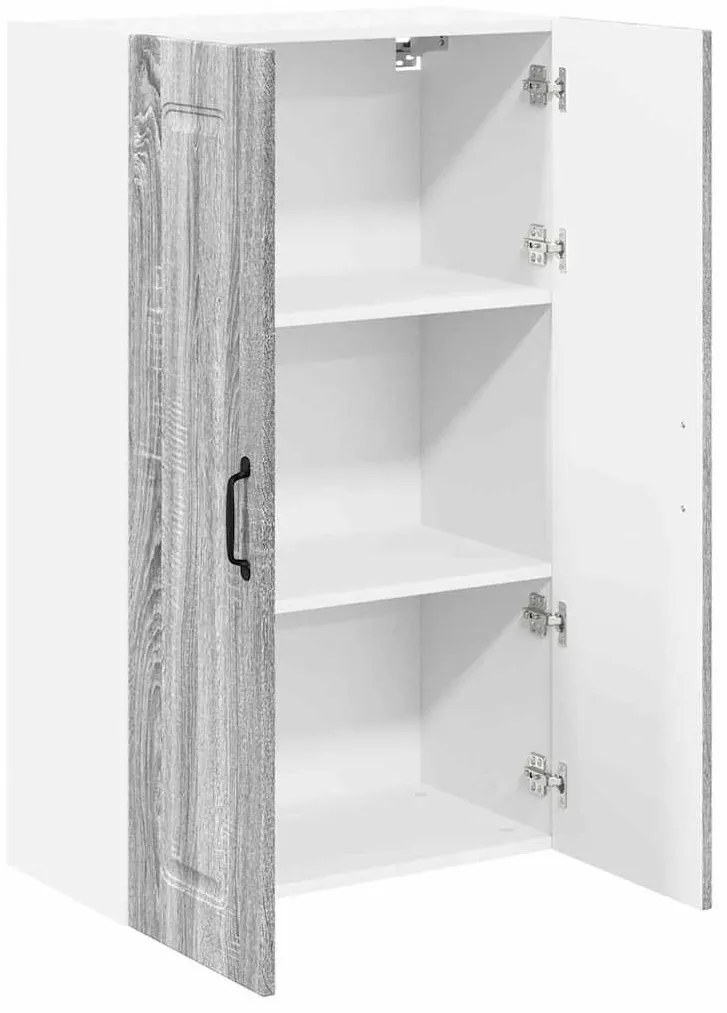 Fali konyhaszekrény Szürke Sonoma 60 x 31 x 100 cm Faanyag