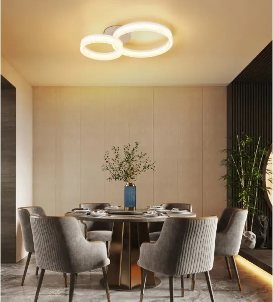 Globo 48046D2 - LED mennyezeti lámpa MARLENNE LED/24W/230V 3000K 33x50 cm