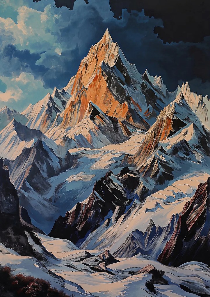 Poszter 42x59,4cm Hegyek Fenség Pillanatok