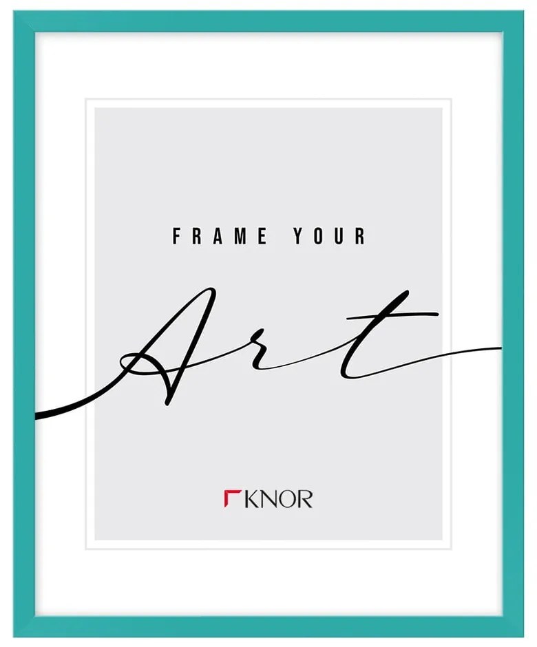 Türkiz fali képkeret 32x42 cm – knor