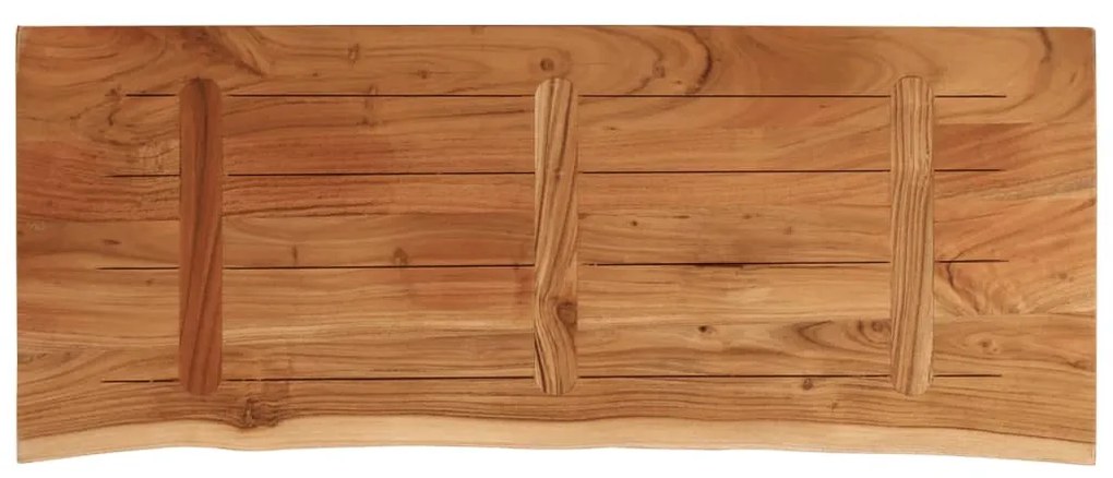 tömör akácfa téglalap alakú asztallap 90 x 40 x 2,5 cm