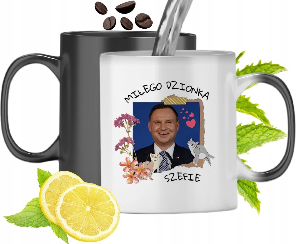 Duda András Színváltó Mágikus Bögre fényképes nyomtatással