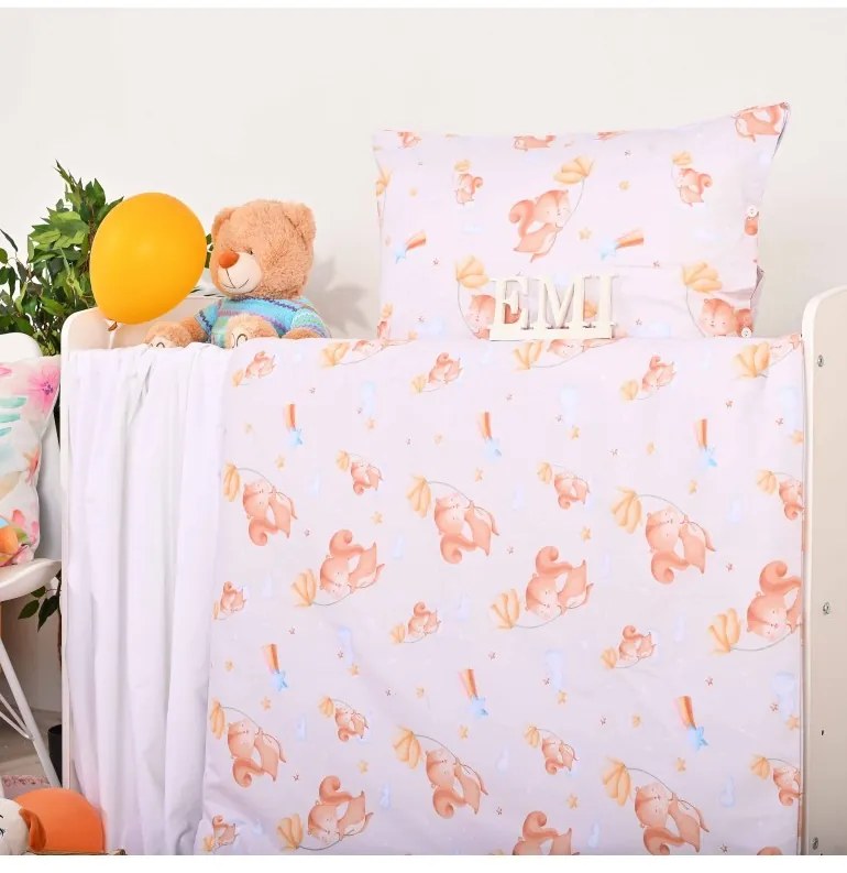 EMI Mókus gyermek ágyneműhuzat, Gyerekgarnitúra 90x130 + 45x65