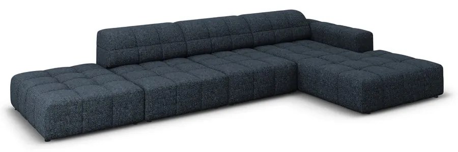 Kék sarokkanapé (jobb oldali) Chicago – Cosmopolitan Design