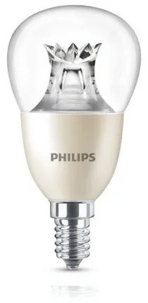 LED lámpa , égő , kisgömb , E14 , 8 Watt , 2200-2700K , dimmelhető , Philips DimTone