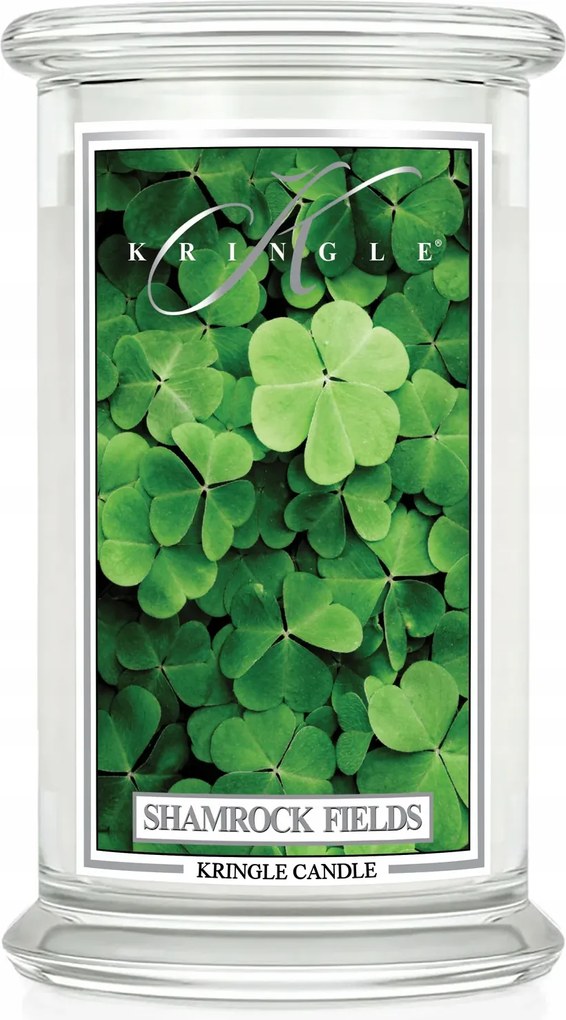 Shammrock Fields Kringle Candle nagy gyertya két kanóccal (624g)
