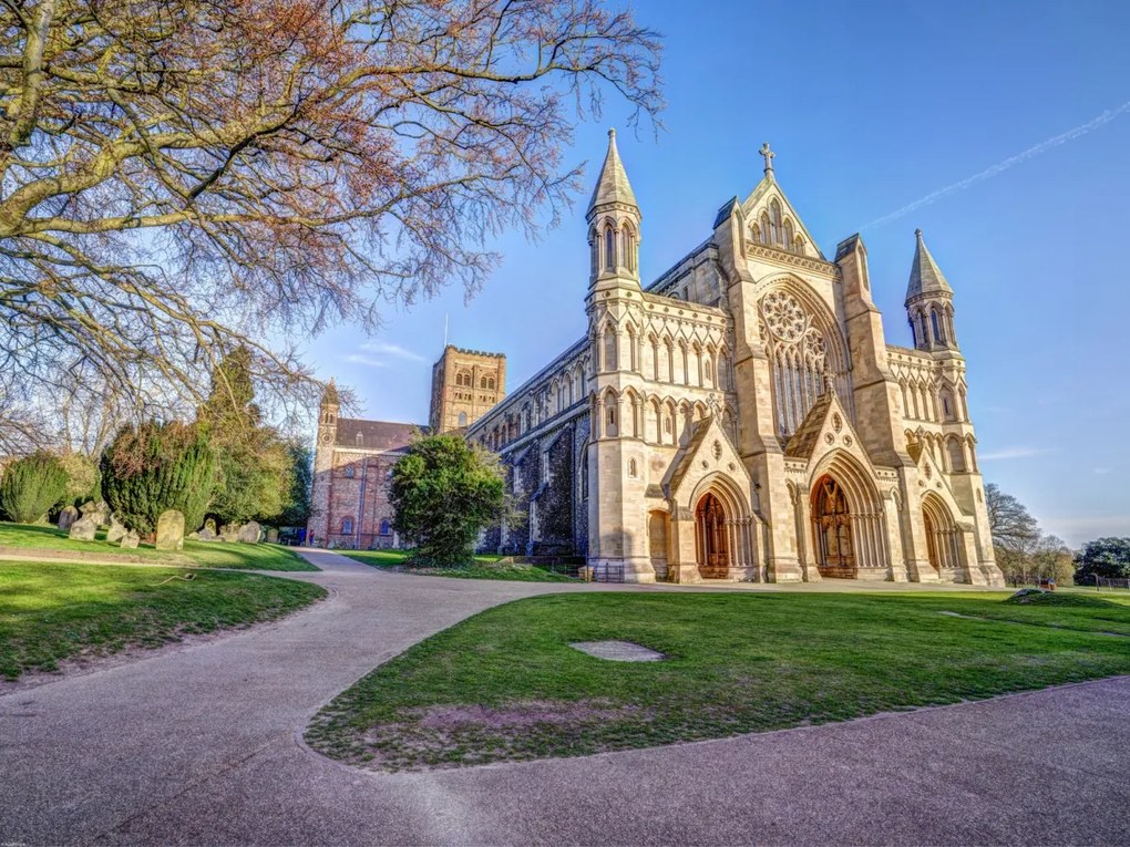 Poszter 80x60cm St Albance székesegyház, Assaf Frank