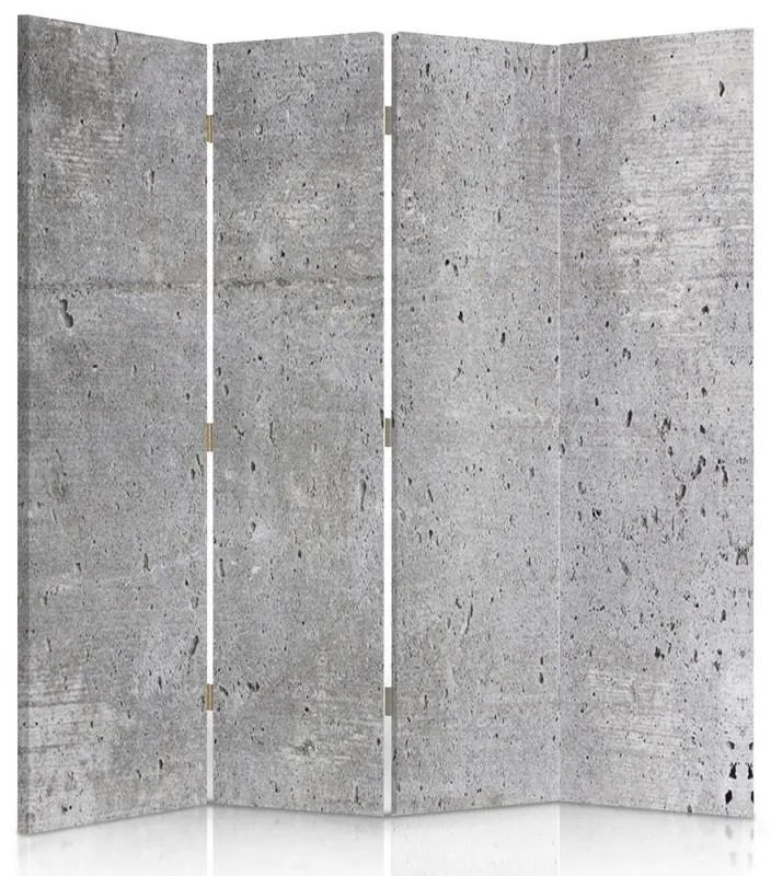 Gario Paraván Beton textúra Méret: 145 x 170 cm, Kivitelezés: Forgó paraván 360°