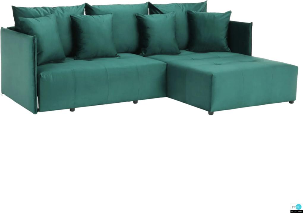 Univerzális ülőgarnitúra, smaragd, LENY ROH