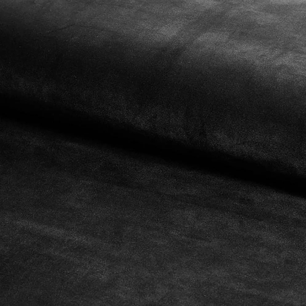 MAZZONI EXPORT ARNO Fekete (Bluvel 19 szövet) - MODERN KÁRPITOZOTT ÉTKEZŐSZÉK NAPPALIBA/ÉTKEZŐBE VELVET FOGANTYÚVAL