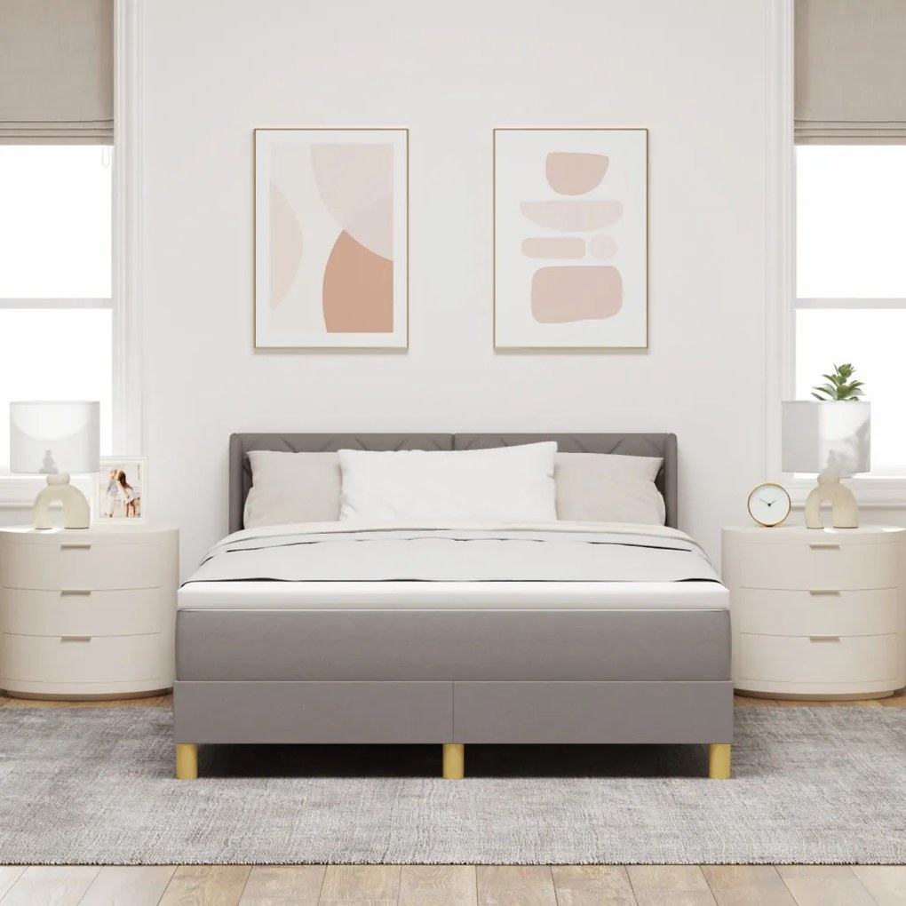 Rugós Ágy Matrac Esernyő Színben, 160 x 200 cm, Textil