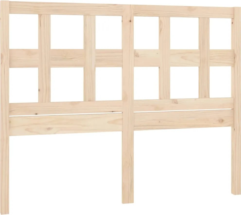 vidaXL tömör fenyőfa ágyfejtámla 205,5 x 4 x 100 cm