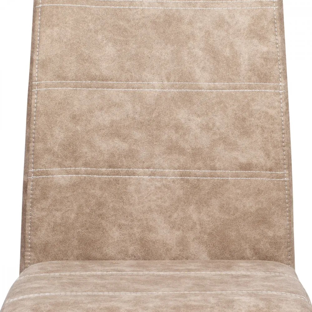 Modern Szánkótalpas Étkezőszék Vintage Latte Kárpittal Hc-483