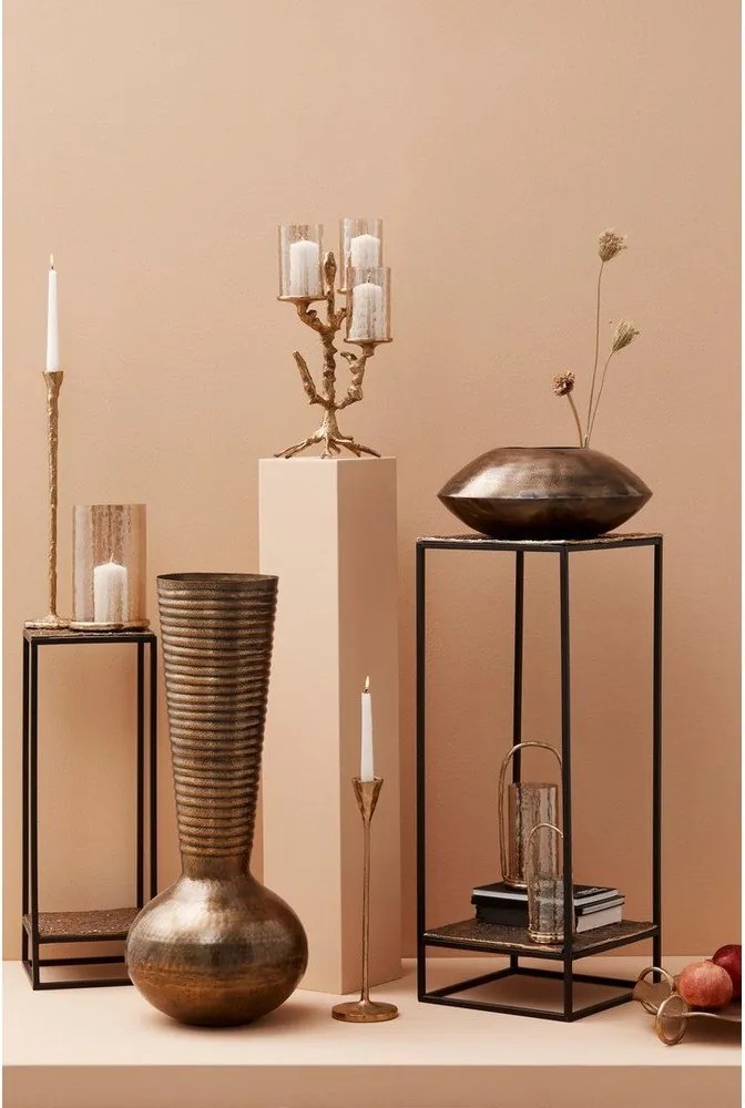 Fém gyertyatartó készlet teamécseshez 2 db-os Sagar – Bizzotto