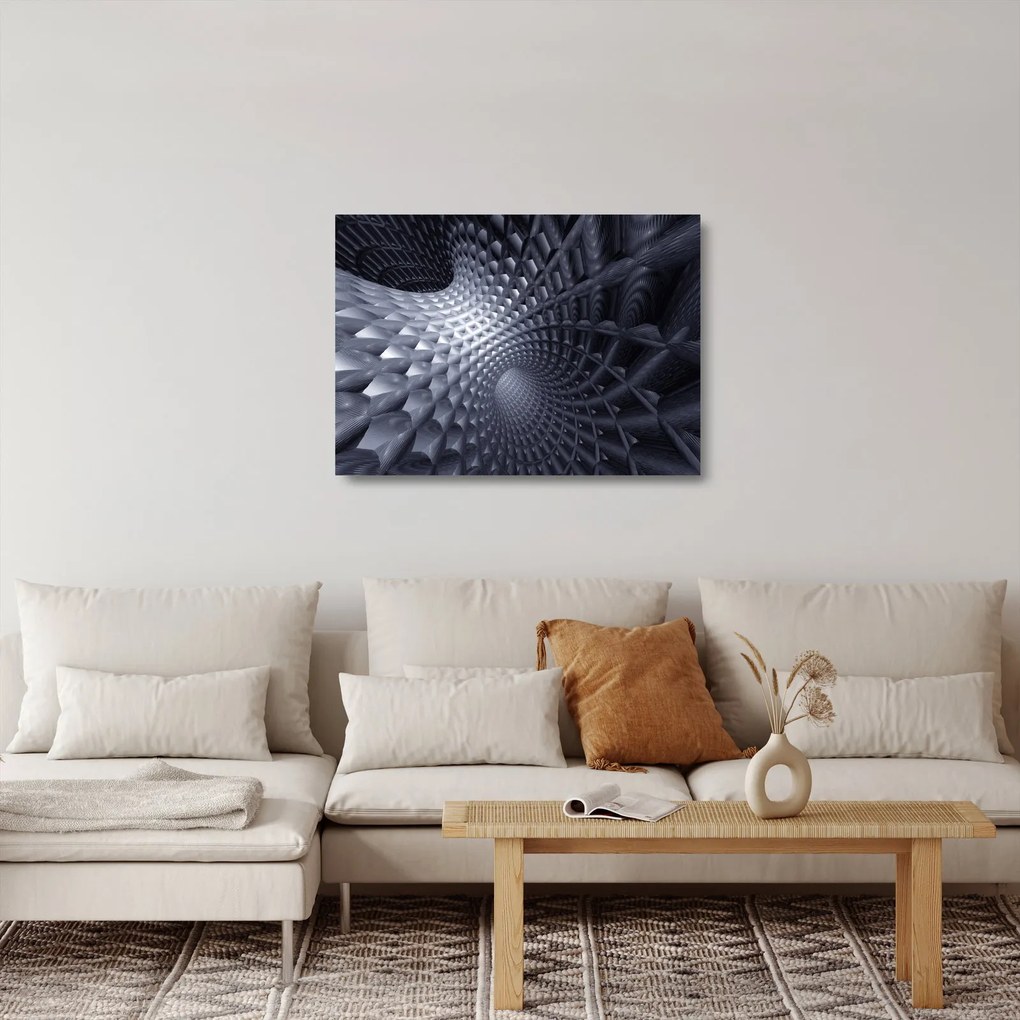 Kép - Absztrakció 3D (üvegen) (70x50 cm)