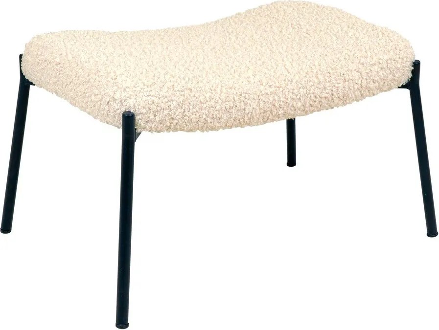 Krémszínű műszőrme lábtartó Glasgow – House Nordic