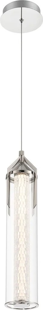 Quintiesse modern függeszték espada csiszolt króm átlátszó elsqn-espada-1p-pc