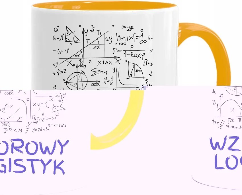 Logisztikai Bögre Sárga Születésnapi Ajándék fényképes nyomtatással