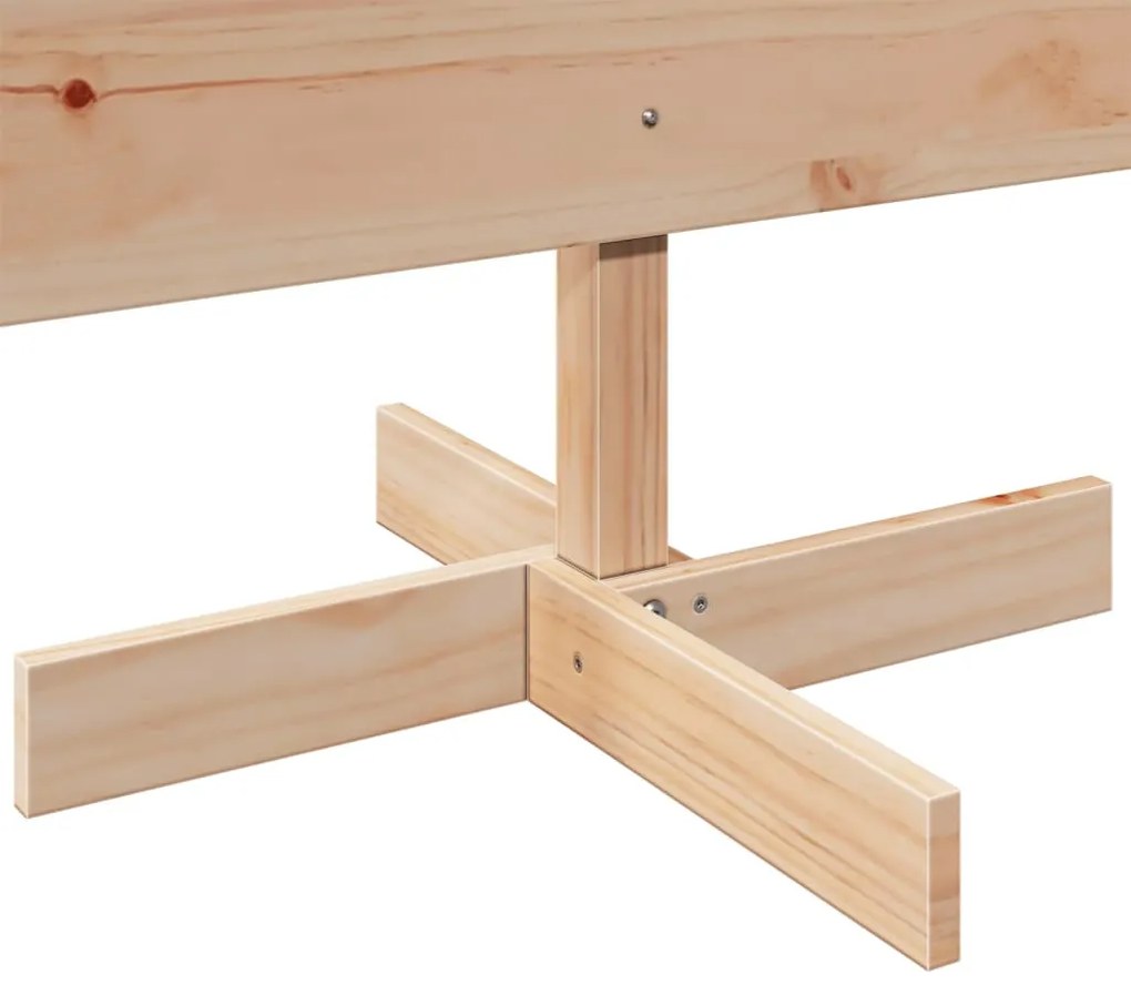 vidaXL tömör fenyő karácsonyfa dekorációnak 180 cm