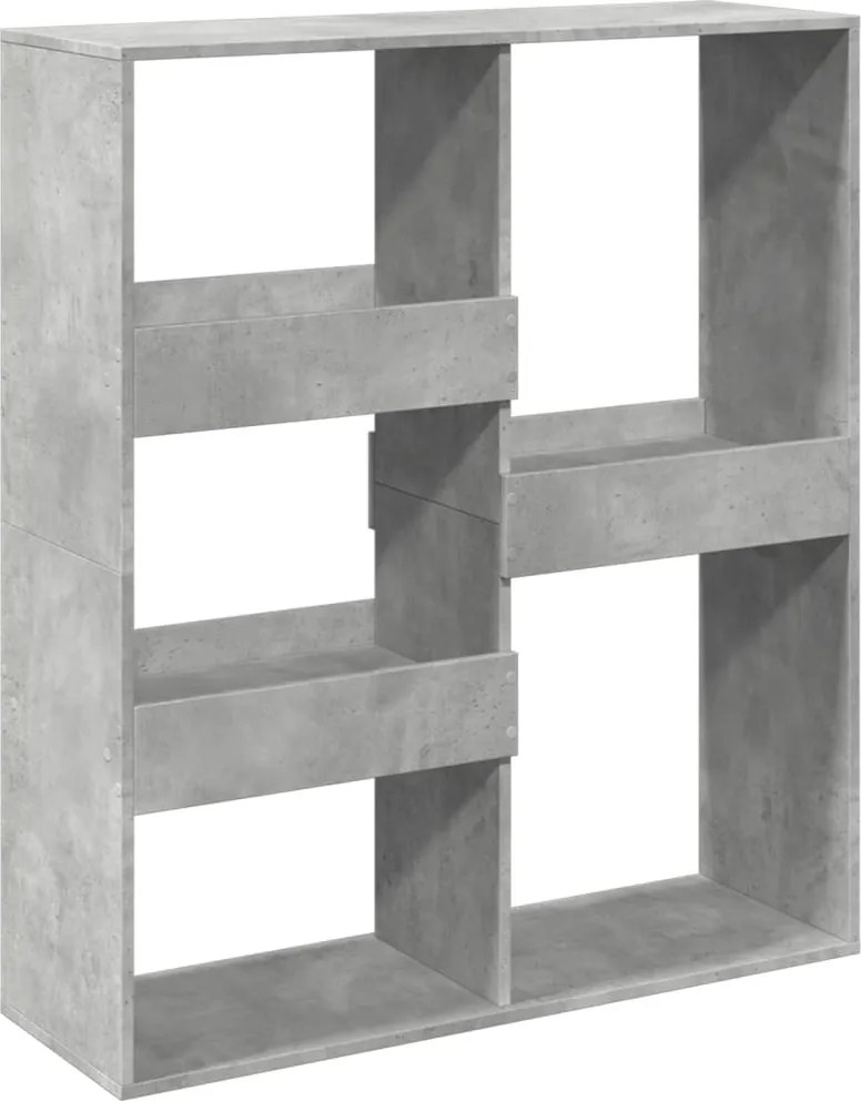 vidaXL betonszürke szerelt fa térelválasztó 100 x 33 x 115 cm