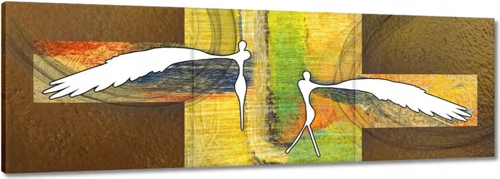 Vászonkép 60x20 A boldogság angyalai