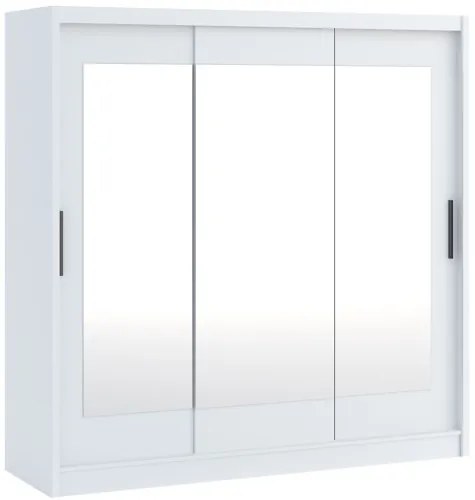 ARIS Ruhásszekrény Fehér színben 204 cm 3DP3L