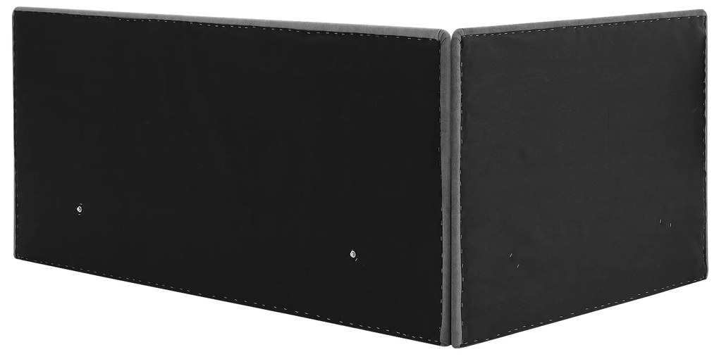 Egyszemélyes ágy 110 cm Optoman (sötétszürke) (ágyráccsal és matraccal) (tárolóhellyel). 1098581