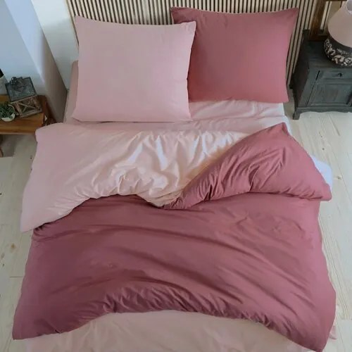 Bedtex Pamut ágynemű Szín régi rózsaszín , 140 x200 cm, 70 x 90 cm