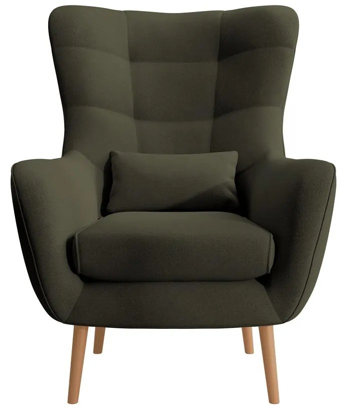 Fotel lábtartóval Veneza VZ1  (oliva + bükk). 1098946