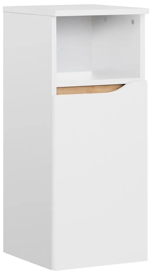 Fehér magas fali fürdőszoba szekrény 30x72 cm Set 857 – Pelipal
