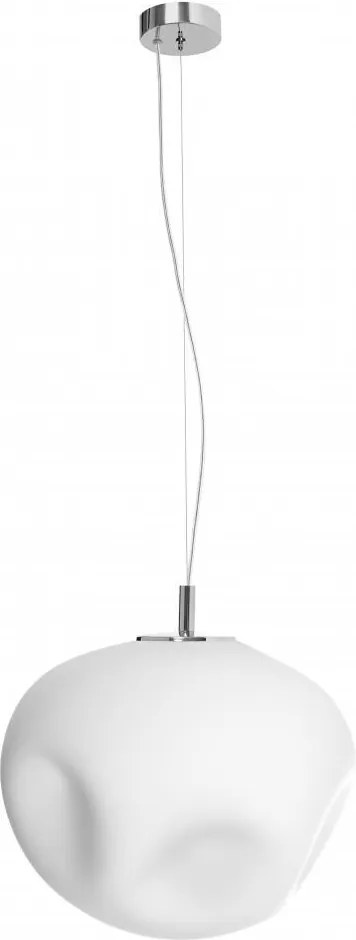 KASPA 11067103 CLEO L Modern Függesztett Lámpa Fehér, Króm E27 IP20