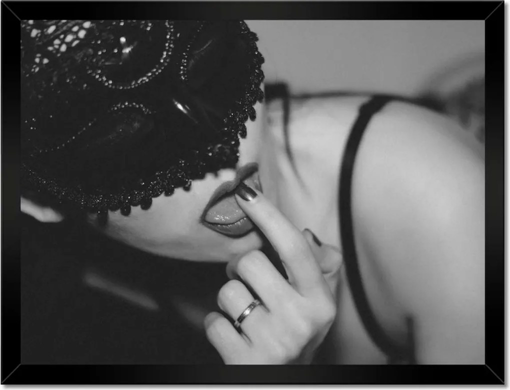 Poszterek keretben 40x30 Nők maszkban Szórakozás