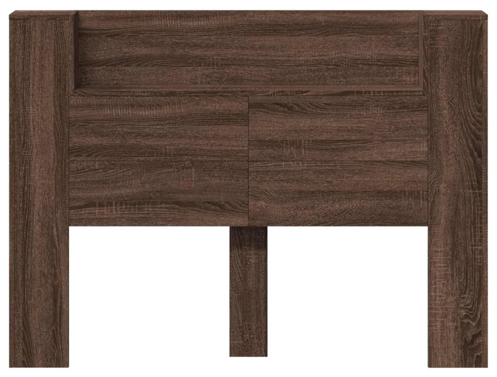 Fejtámla polcokkal Barna Tölgy 140 x 16,5 x 103,5 cm Faanyag