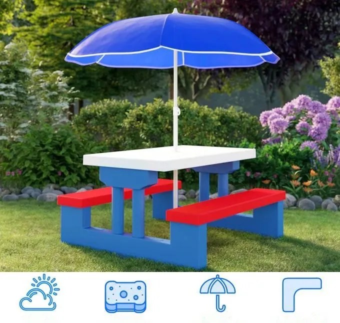 Deuba Gyerek kerti szett napernyővel