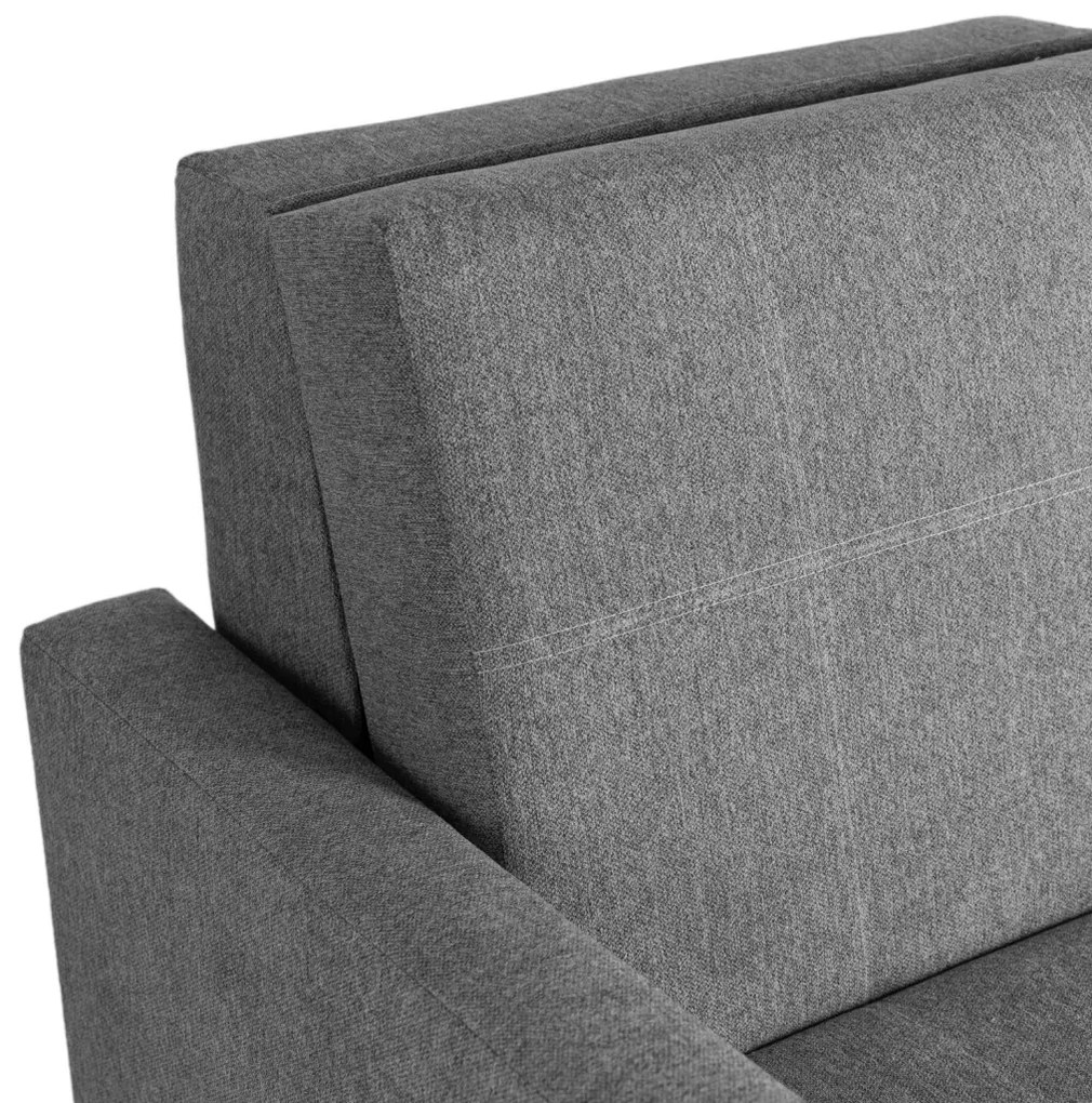 Fotel Do Spania Jednoosobowy MILAN 1 Szary