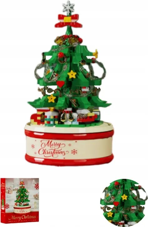 Karácsonyi fa zenélő doboz ajándék