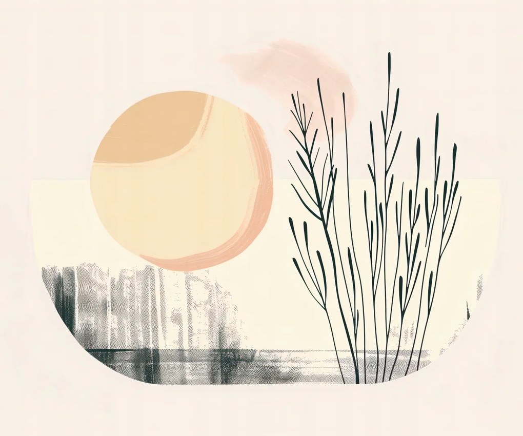 Poszter 60x50cm Pasztell Kelet